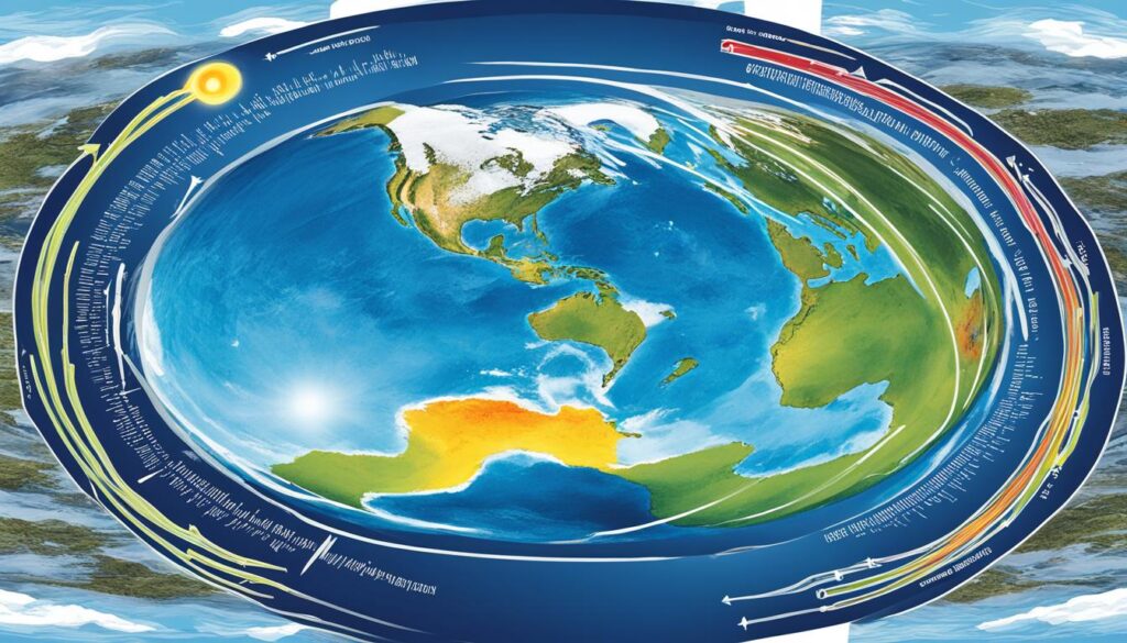 Climate change impact on Earth's rotation